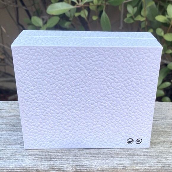 New Christian Dior White Box with Black Lettering & Lining  4.5" x 3.5" Designer - Picture 3 of 6